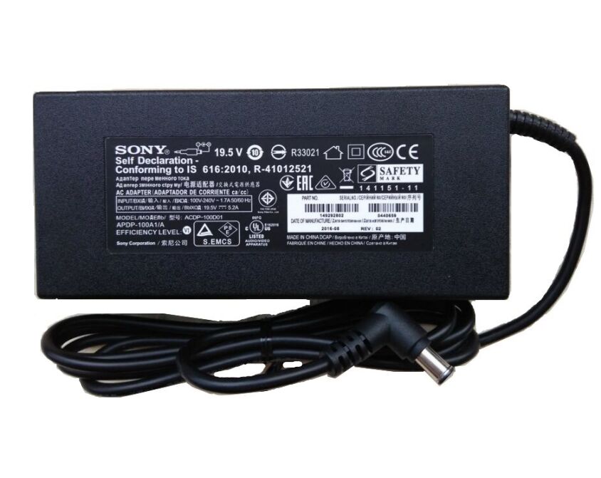 Genuine 101W 19.5V 5.2A Sony 1-493-146-11 Adapter Charger + Free Cord Genuine 101W 19.5V 5.2A Sony 1-493-146-11 Adapter Charger + Free Cord