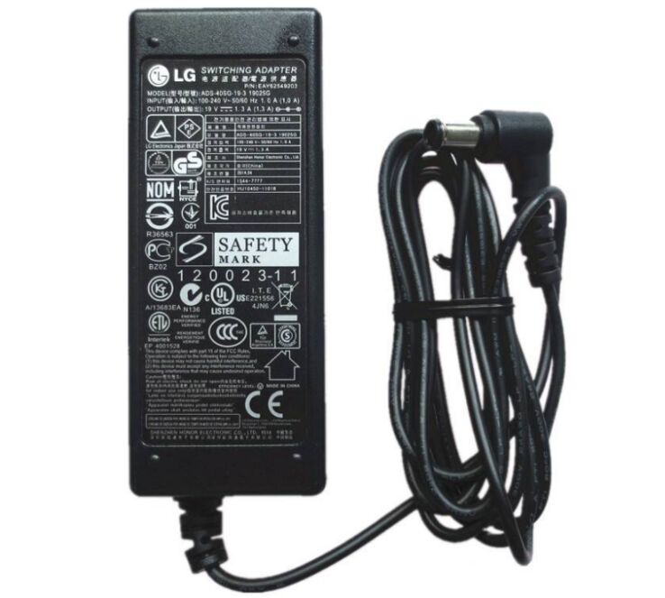 Genuine 19V 1.3A LG IPS Monitor 24MP55Hq 22MP55HA 24MP55HA AC Adapter Genuine 19V 1.3A LG IPS Monitor 24MP55Hq 22MP55HA 24MP55HA AC Adapter