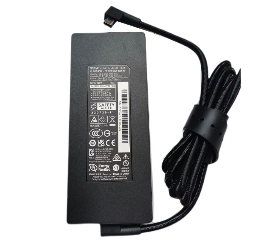 Genuine 19.5V 16.92A 330W Razer Blade 16 (2023) Adapter Charger + Cable
