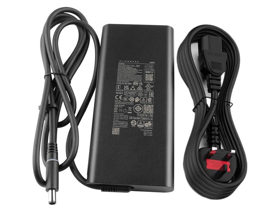 Genuine 19.5V 18.46A 360W GaN Dell 2KH18 492-BDNZ Charger AC Adapter + Cable Genuine 19.5V 18.46A 360W GaN Dell 2KH18 492-BDNZ Charger AC Adapter + Cable