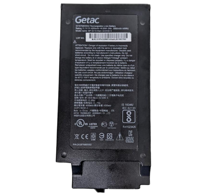 Genuine 4200mAh 46.6Wh Getac 242876800002 Battery Genuine 4200mAh 46.6Wh Getac 242876800002 Battery