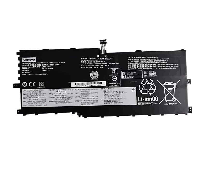 Genuine 3520mAh 54Wh Battery for Lenovo 01AV474 Genuine 3520mAh 54Wh Battery for Lenovo 01AV474
