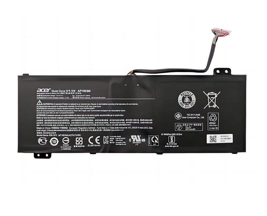 Genuine 3733mAh 57.48Wh Acer 4ICP4/69/90 AP18E7M Battery Genuine 3733mAh 57.48Wh Acer 4ICP4/69/90 AP18E7M Battery