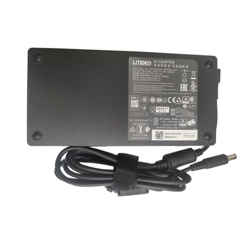19.5V 11.8A 230W Liteon PA-1231-12 MUC817HVk AC Adapter Charger 19.5V 11.8A 230W Liteon PA-1231-12 MUC817HVk AC Adapter Charger