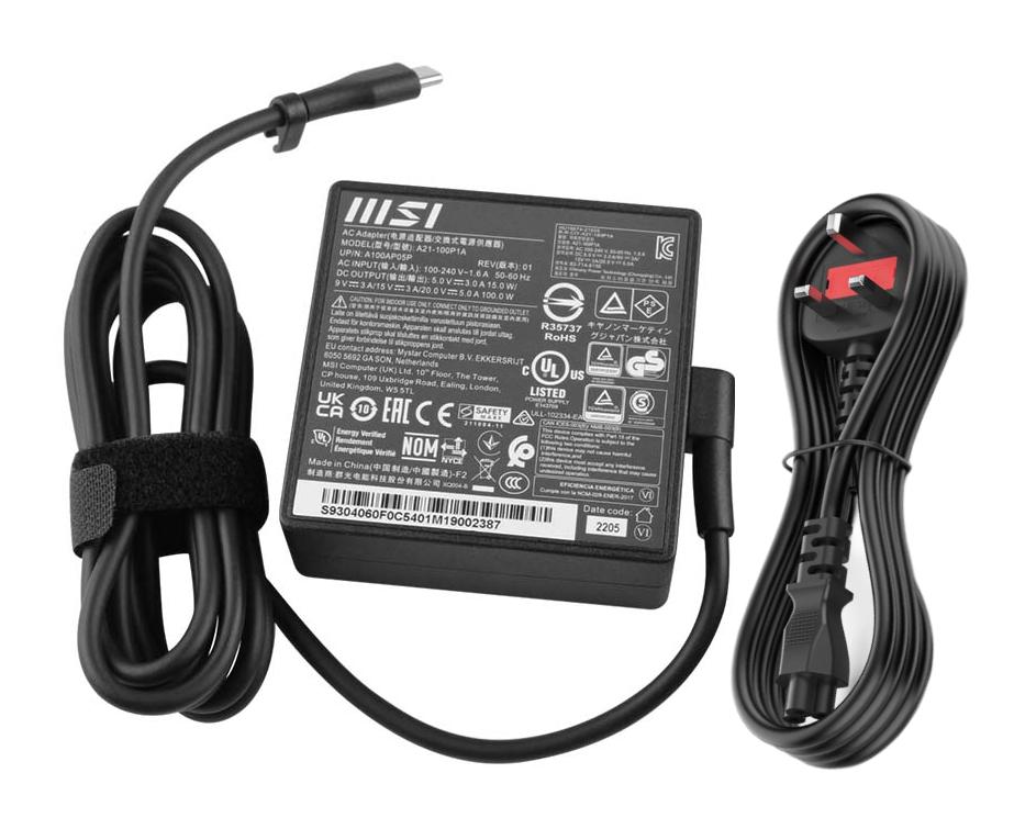 Genuine 100W USB-C Acer Swift Go 14 SFG14-73T-78YK Charger AC Adapter + Cable Genuine 100W USB-C Acer Swift Go 14 SFG14-73T-78YK Charger AC Adapter + Cable